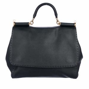 DOLCE AND GABBANA SOFT MISS SICILY SATCHEL HANDBAG